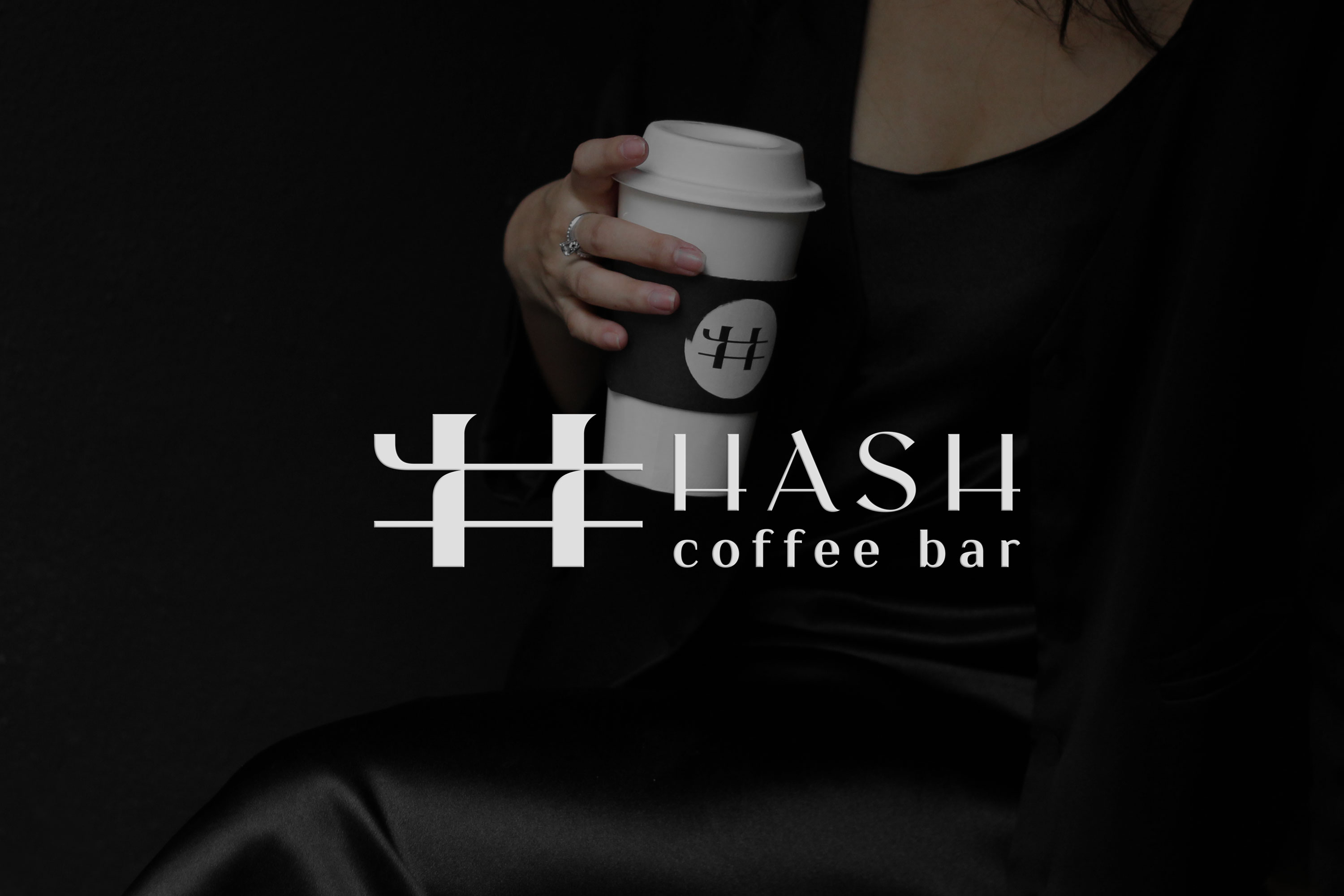 HASH Coffee & Bar Brand Identity by Cillgold Agency