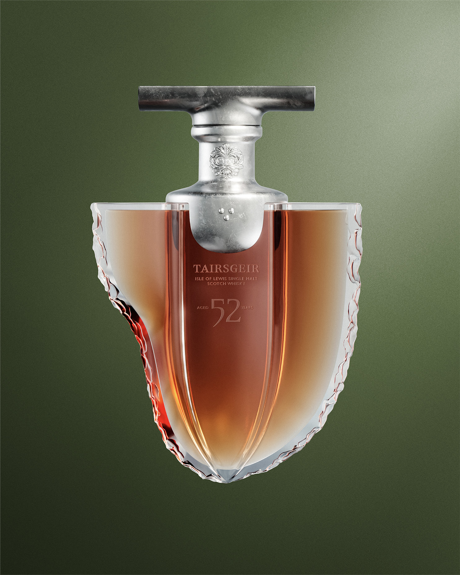 Honouring Ancestral Tools and Nature: Tairsgeir Whisky’s Regenerative Bottle Design Concept by Intertype Studio and Officina Poligonale