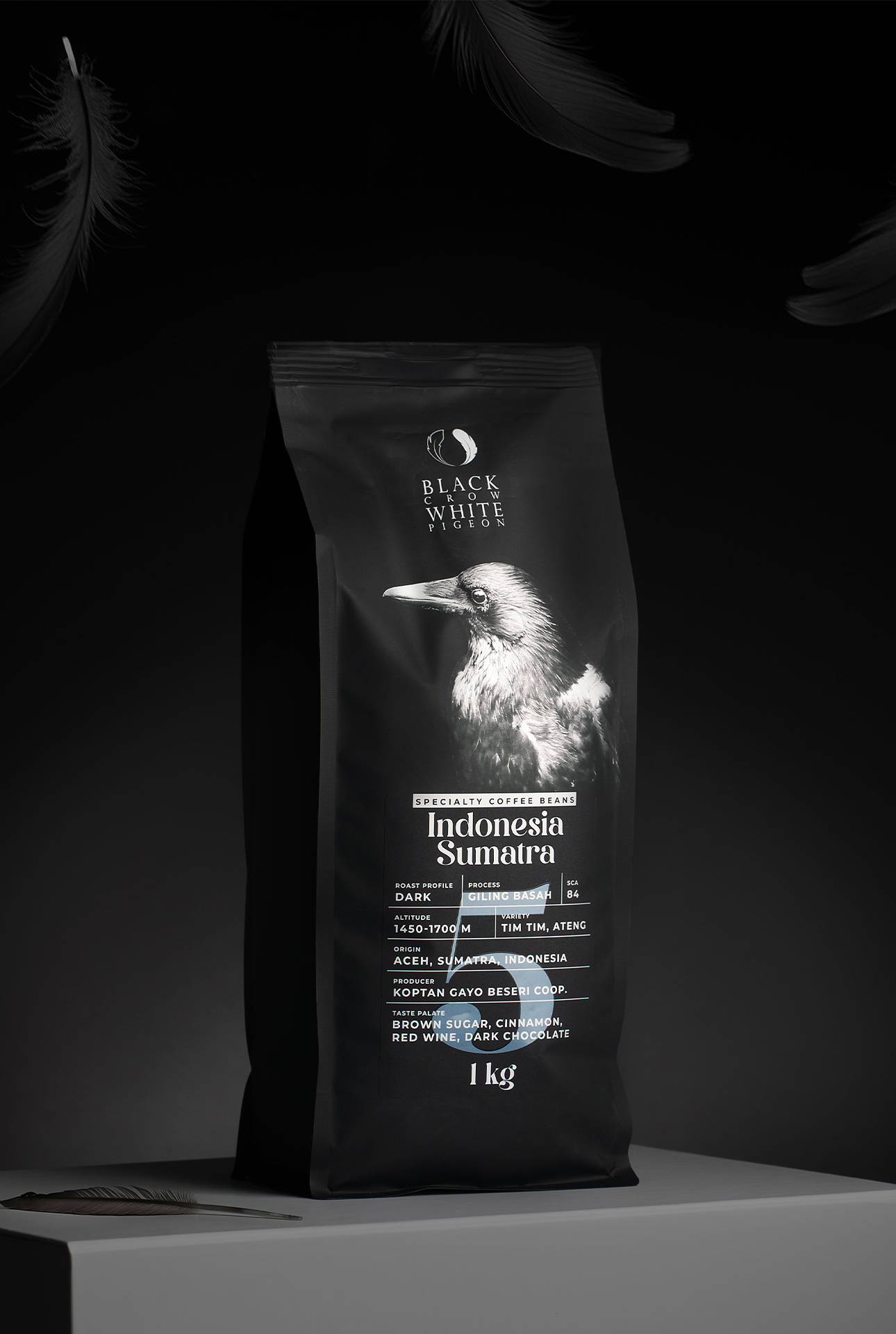 In-house Design of Specialty Coffee Brand and Packaging for Black Crow White Pigeon by Coffee Friend