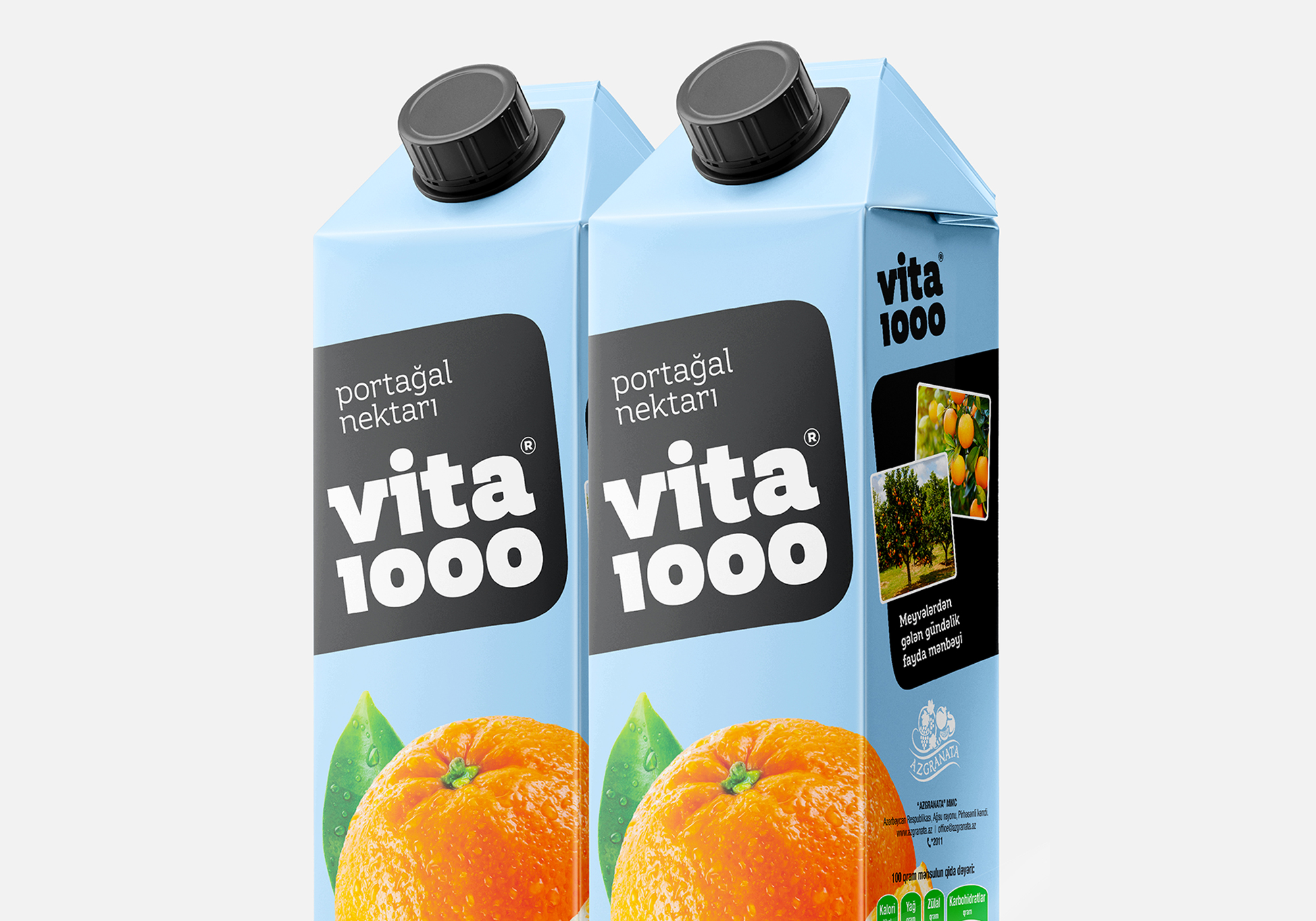 vita1000 Fruit Juice Rebranding