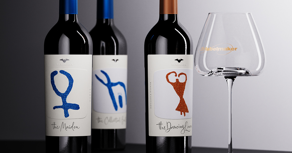 Magura Premium Wines Label Design by the Labelmaker