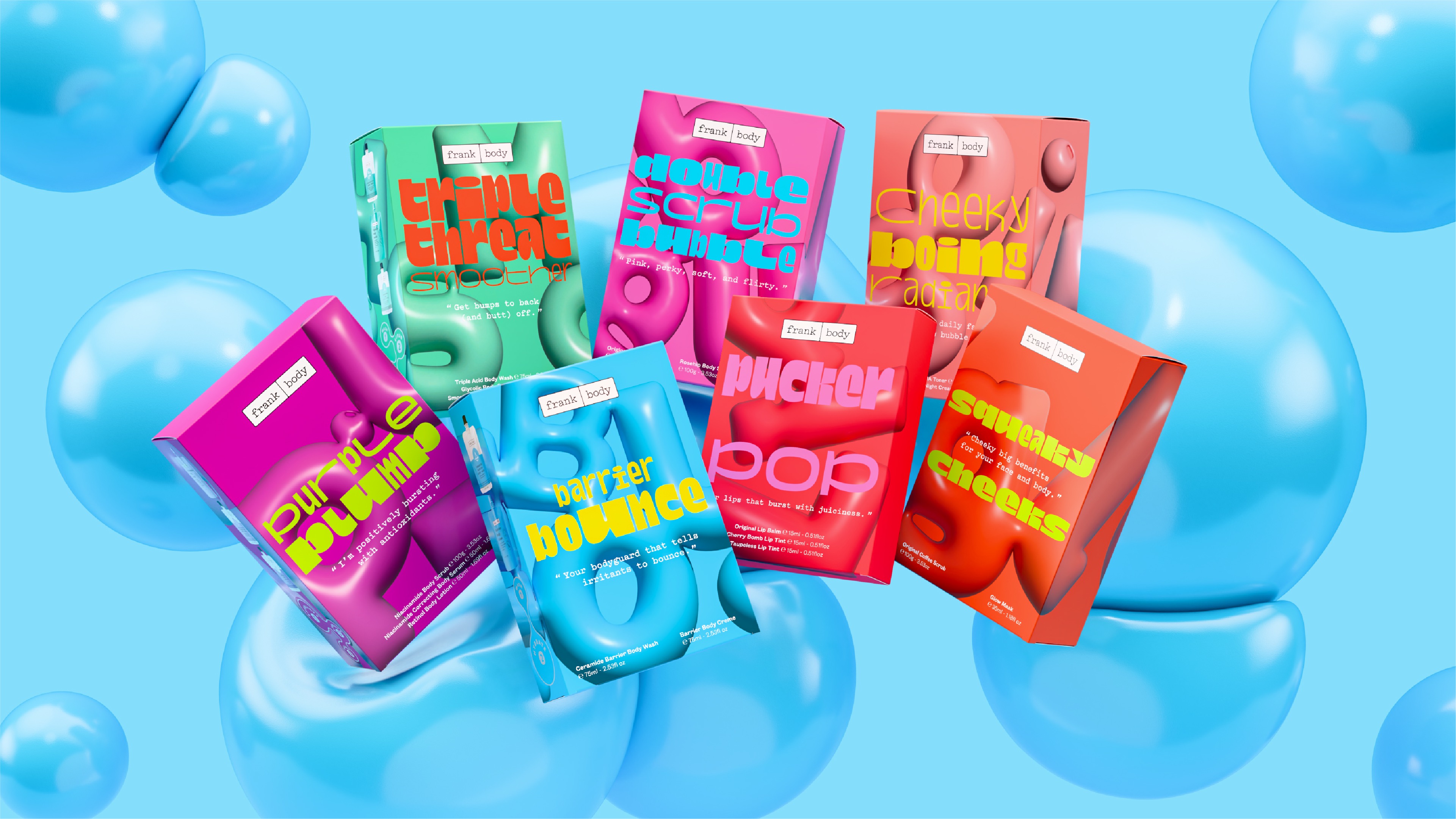 Frank Body’s Packaging That Bounces Off the Shelf  by Willow & Blake