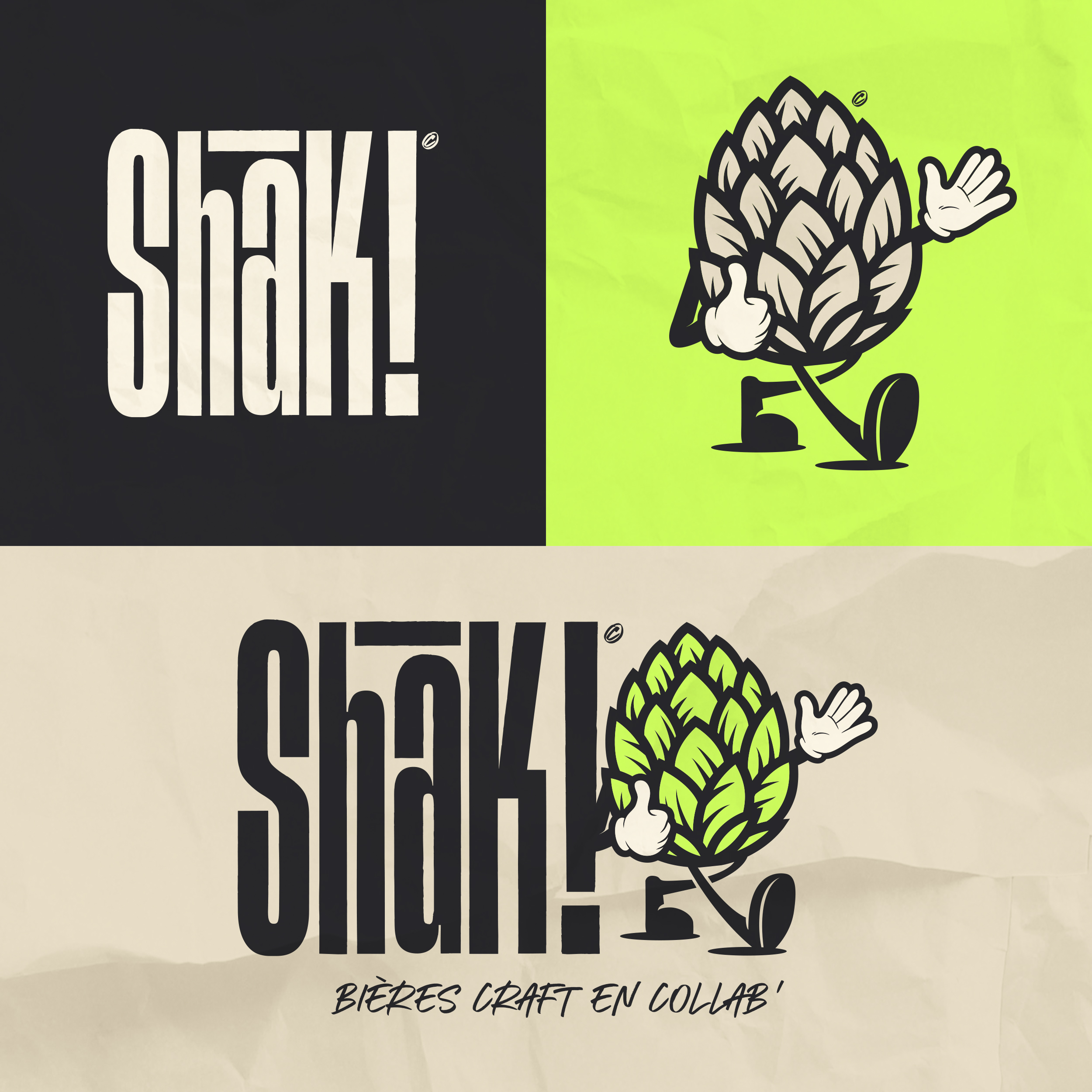 Buckwild Creates Shāk! Beer Branding