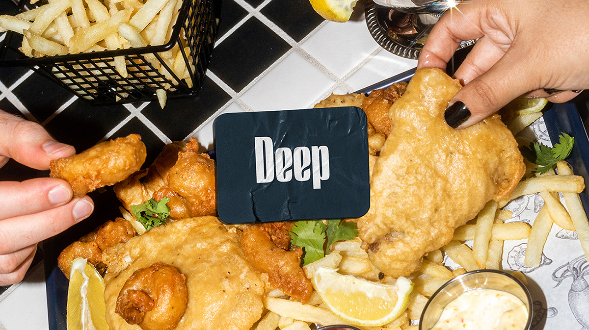 Deep Seafood Joint’s Branding Captures the Essence of the Ocean by Catena Studio