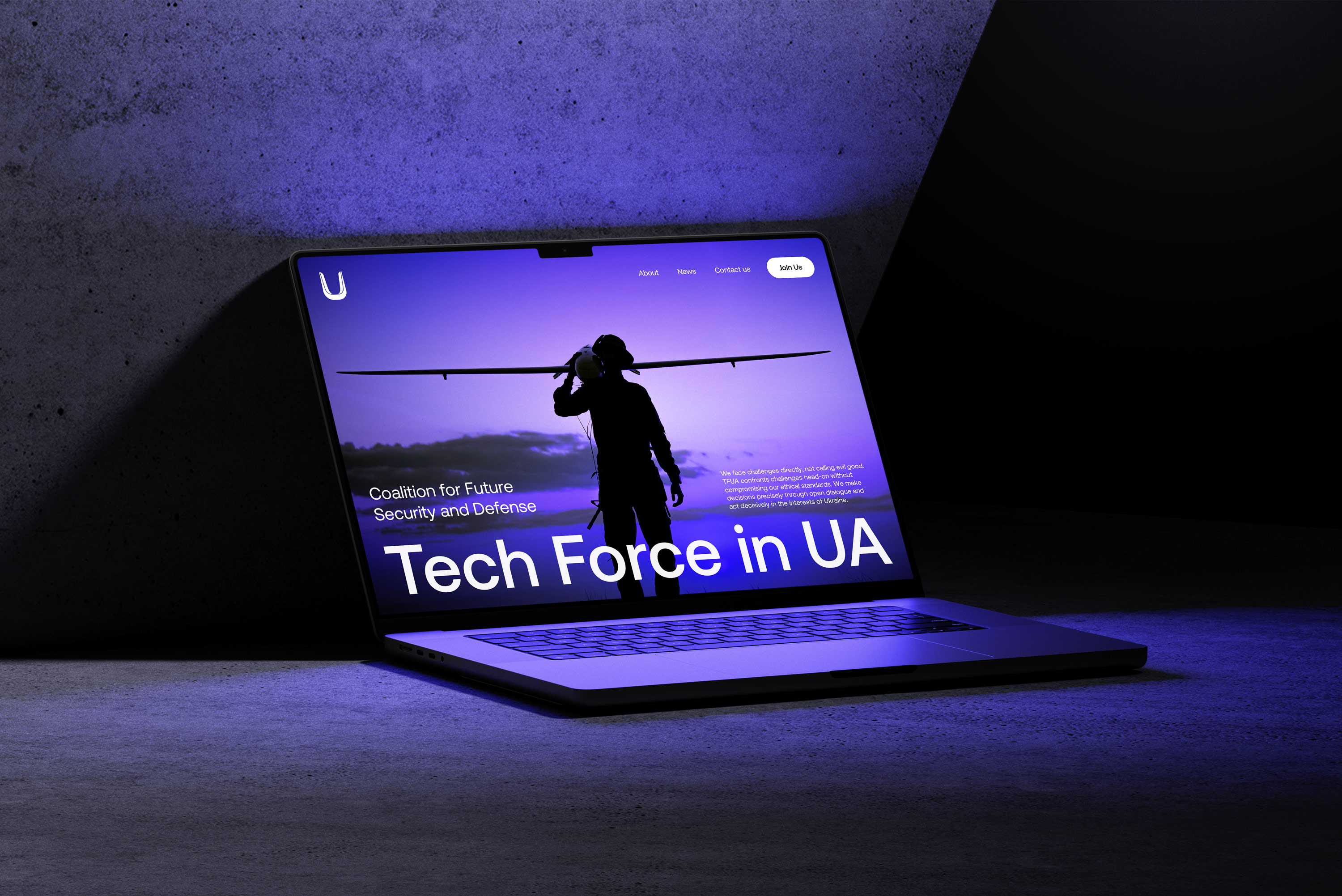 Dmytro Khrunevych Creates Brand Identity for Tech Force in UA