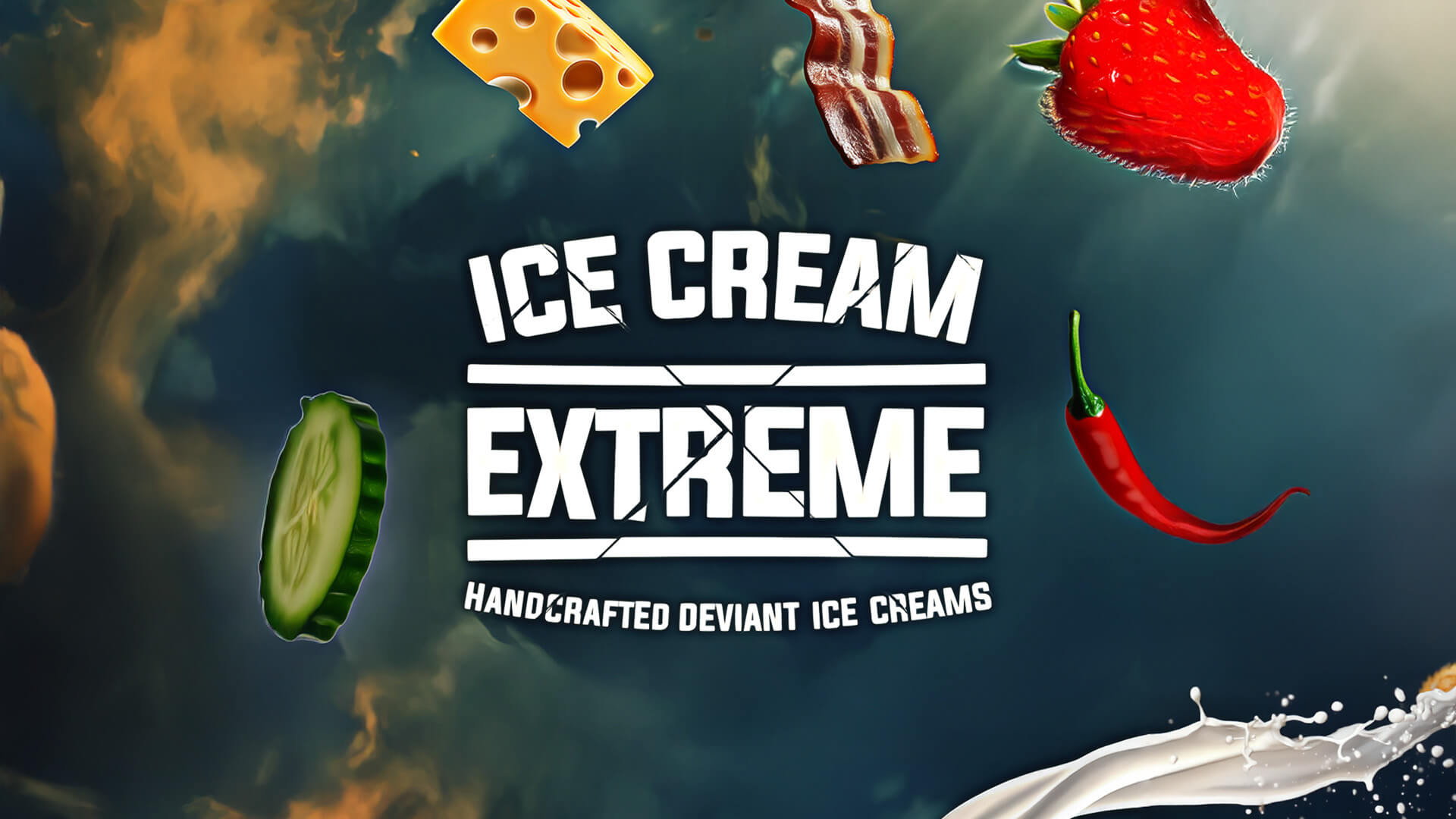 Ice Cream Extreme Reinvents Dessert Branding for Adventurous Souls by Cankat Oguz