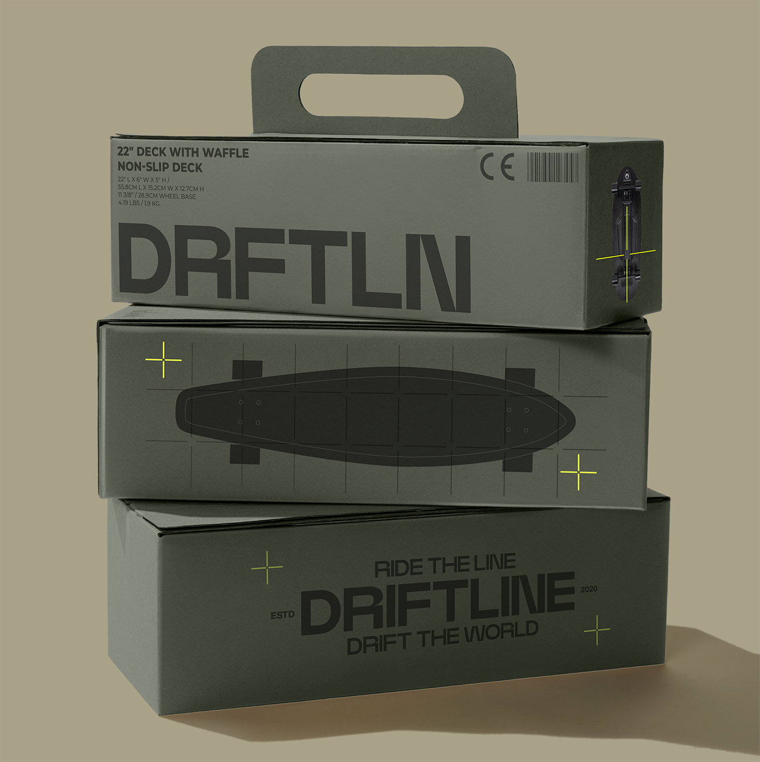 Driftline’s Brand Identity by 26Mrch: Redefining Skateboarding with Premium Design and Performance