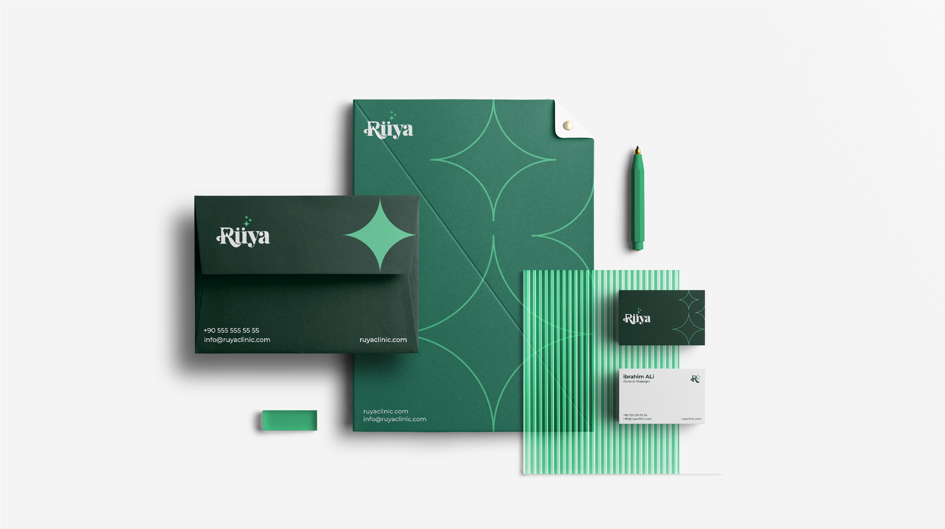 Rüya Dental Clinic Branding and Visual Identity by Abdulkerim Pazar