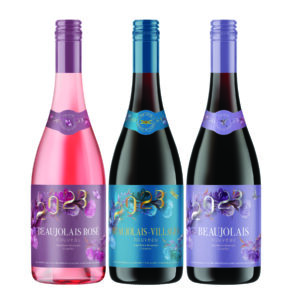 Pemberton & Whitefoord Packaging Design for Beaujolais Nouveau Wine Range