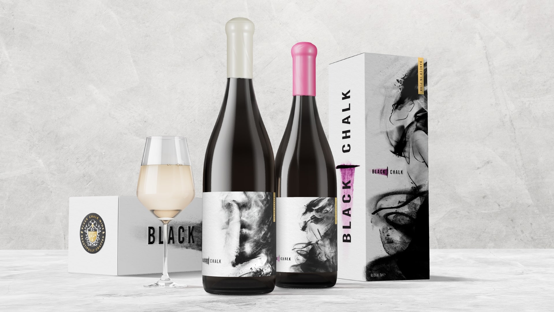 Black Chalk Still Modern Hampshire Wine by the Chase Design Group