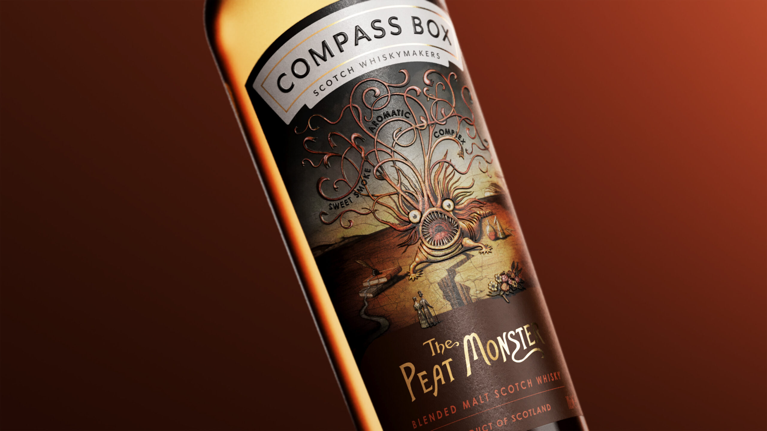 Where Giants Roam Delivers Dynamic Whisky Visuals for Compass Box’s Core Collection