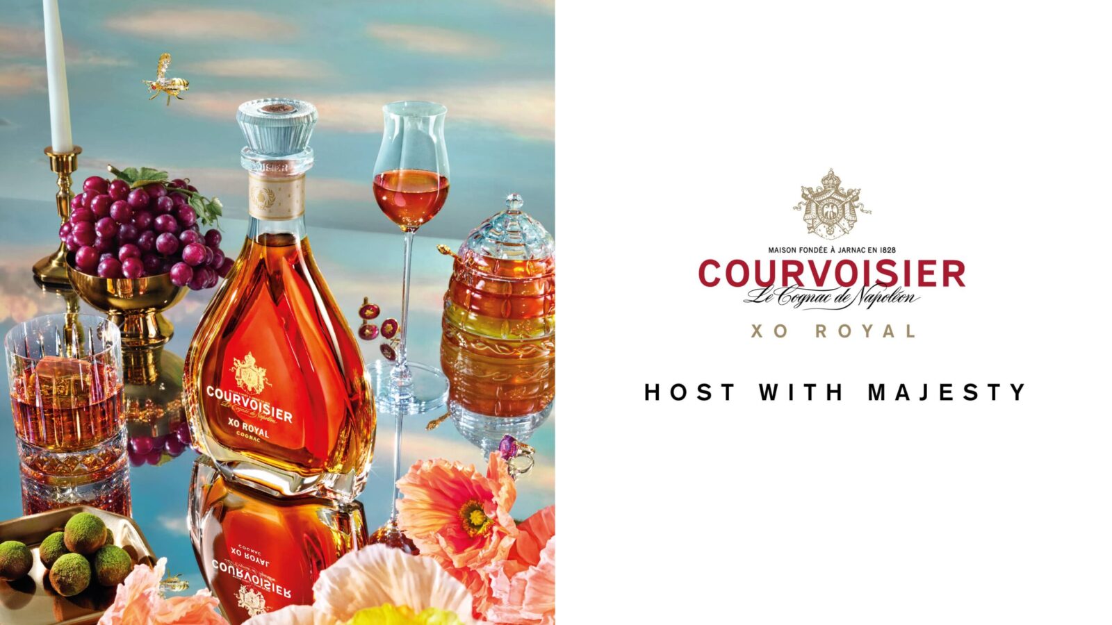 Photography for Courvoisier XO Royal Campaign by Boundless Brand Design