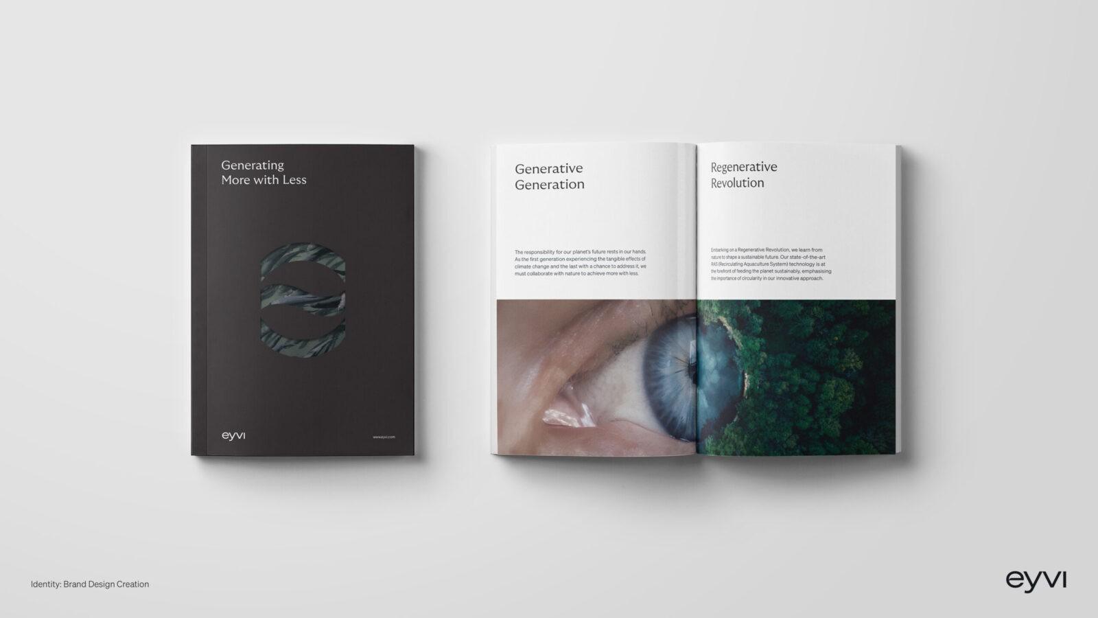 Brand Design Communication for Eyvi Designed by Kind