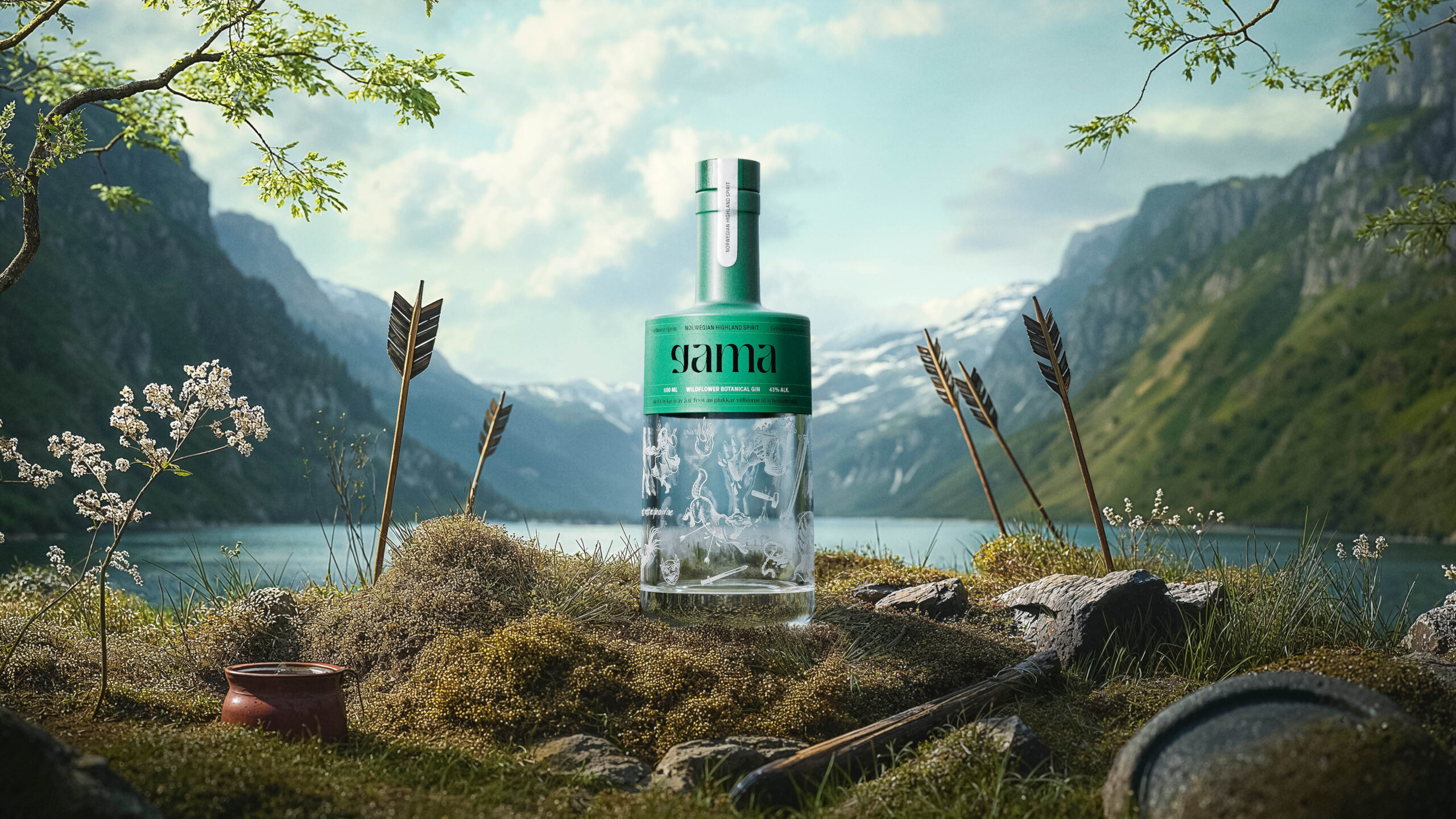 Kind’s Captivating Photography for Gama Gin: A Visual Tribute to Norwegian Myths