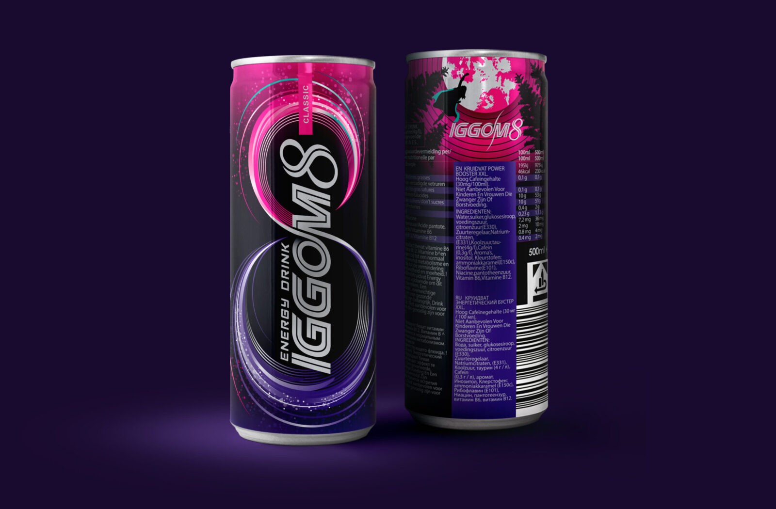 Saeedeh Soltanieh Creates Concept for IGOMM8 Energy Drink