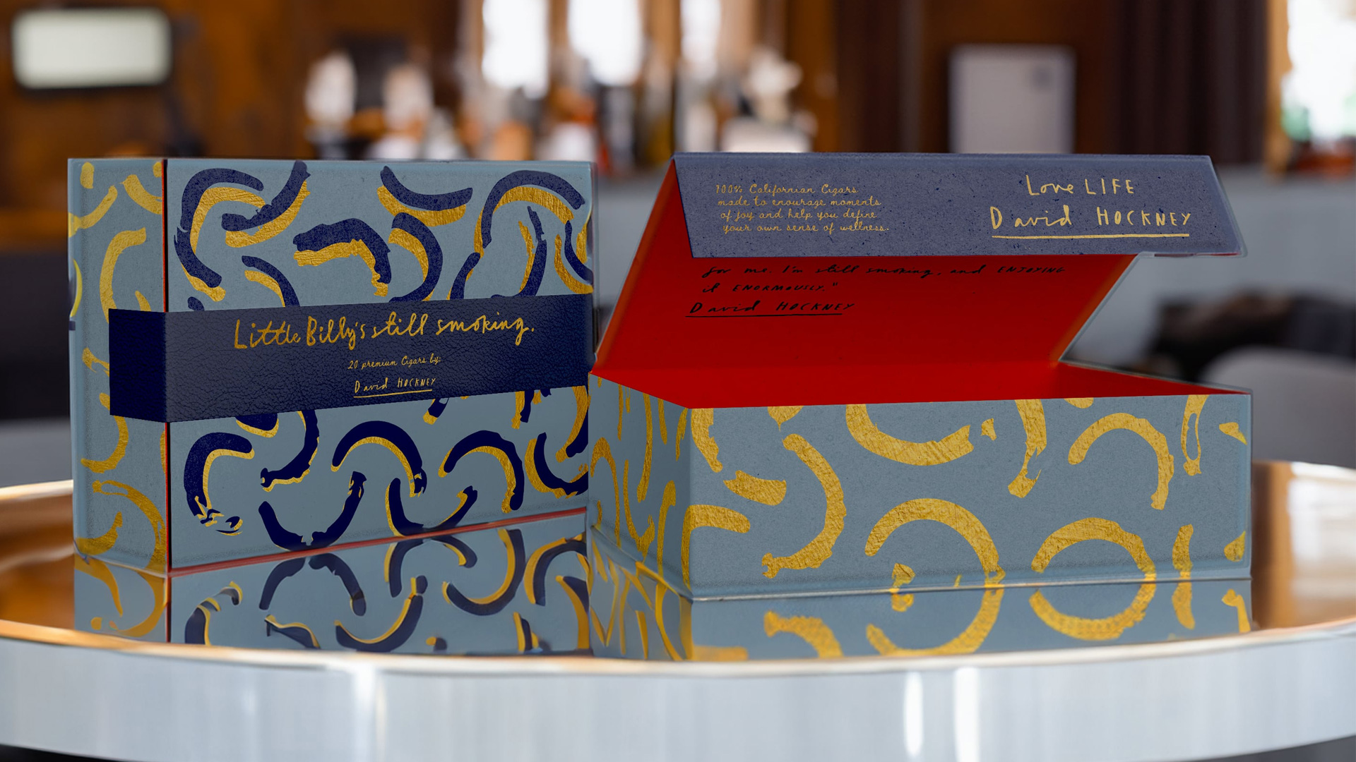 Student Designer Lily Taylor Creates Artful Branding for Hockney’s Cigar Line