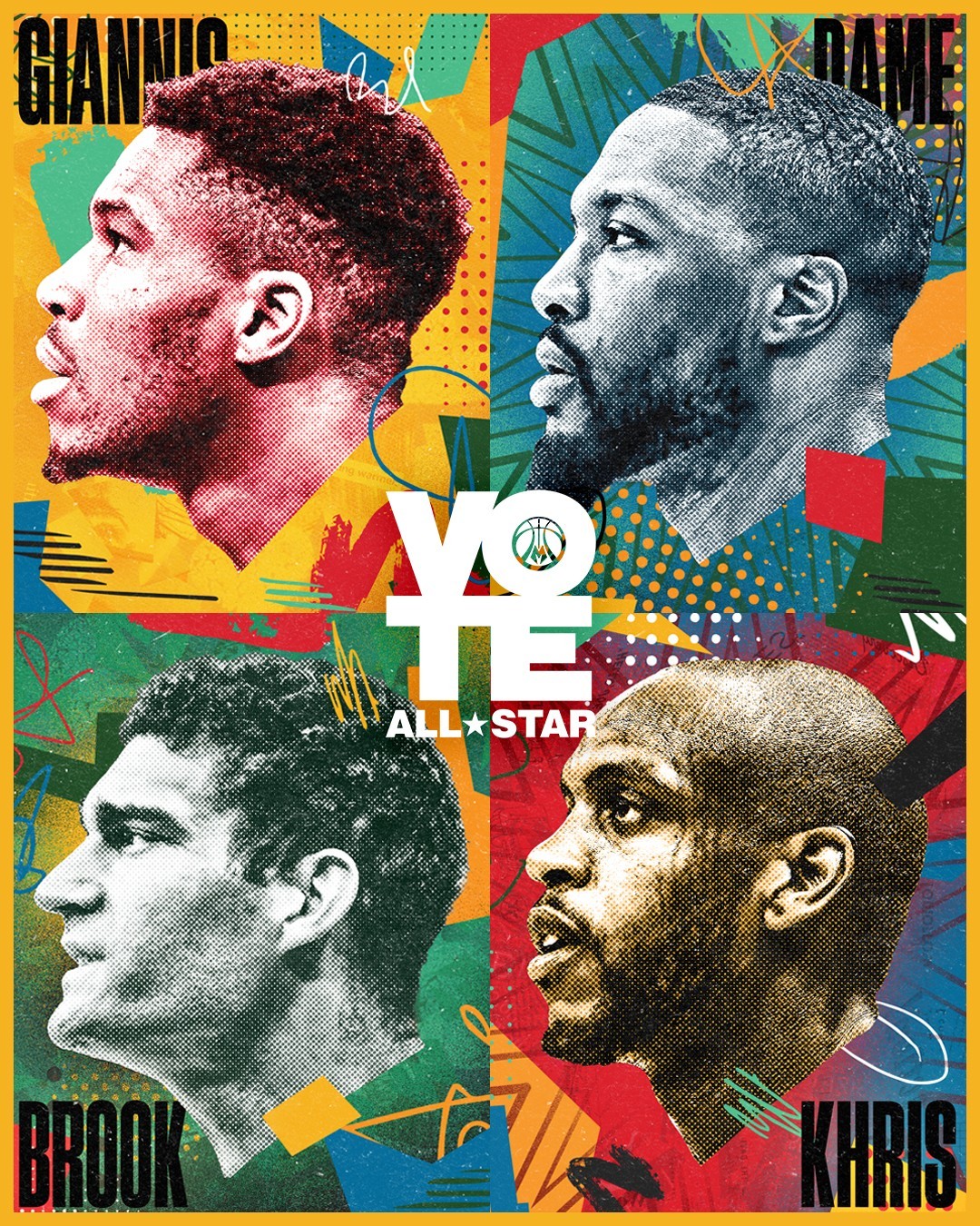 Milwaukee Bucks All-Star Campaign by In-House Design Team