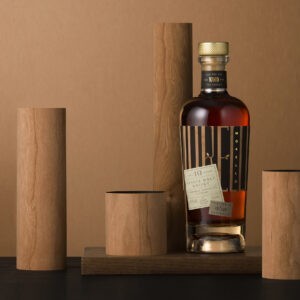 Studio Guild’s Cherry Wood Veneer Label Redefines Whisky Packaging for Morello Whisky