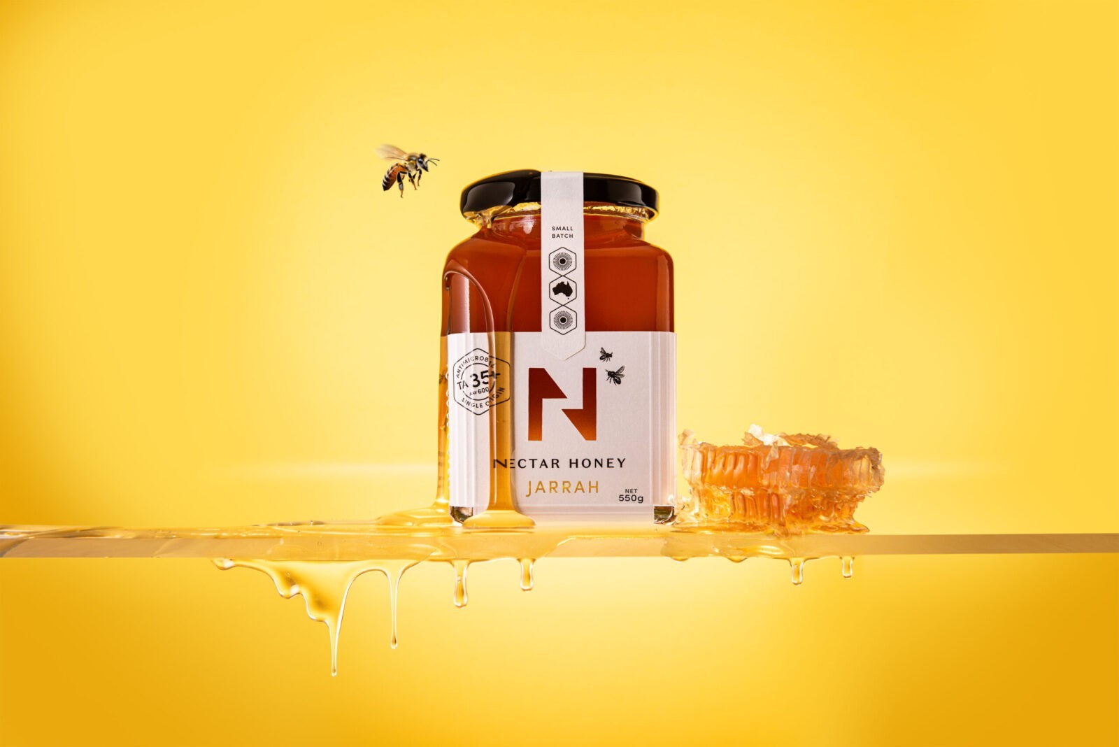 Nectar Honey’s Premium Design by Dessein: Elevating Raw Honey with Minimalist Elegance