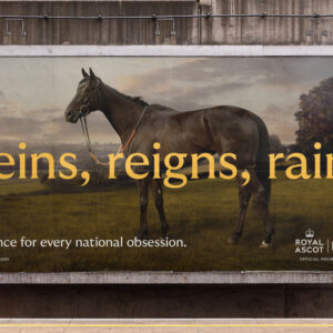 Howden’s In-House Design Team Reimagines Insurance Advertising for Royal Ascot with Reins Reigns Rains