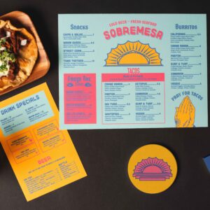 Sobremesa Beachside Taqueria Brand Identity by Student Tim Burke