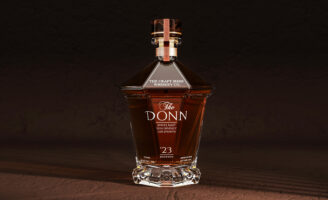 The Donn Whiskey Bottle Design by The Craft Irish Whiskey Co. In-House Design Team Blends Irish Myth and Modern Design”