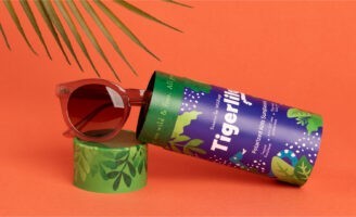 Playful Packaging Design for Tigerlily Sunglasses by Student Sarah Minarik