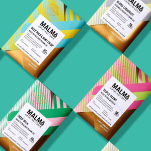 Pond Design Elevated Malmö Chocolate Factory’s Brand with Playful Premium Packaging