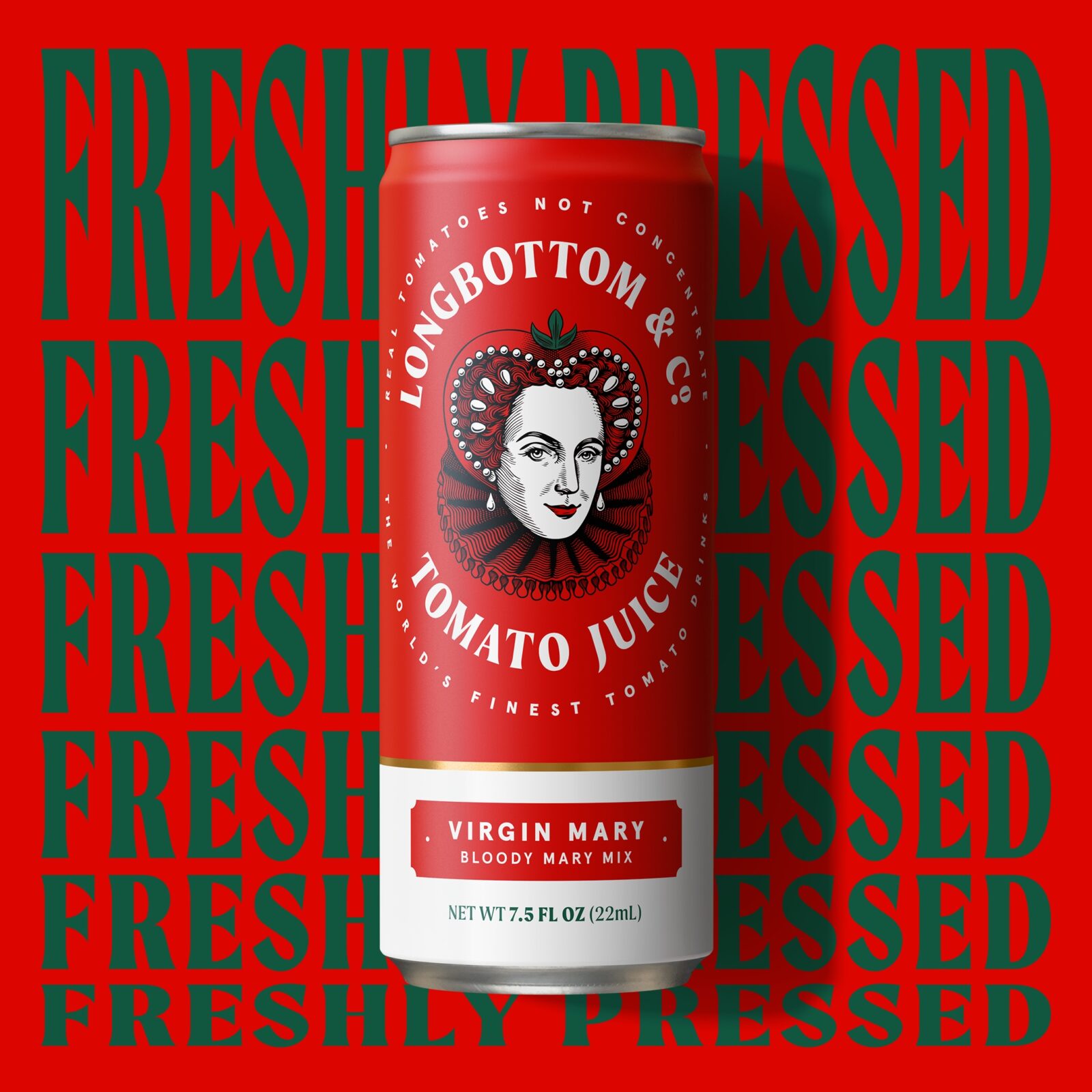 Elevating Tomato Juice Branding: Derek&Eric’s Playful Premium Redesign for Longbottom & Co