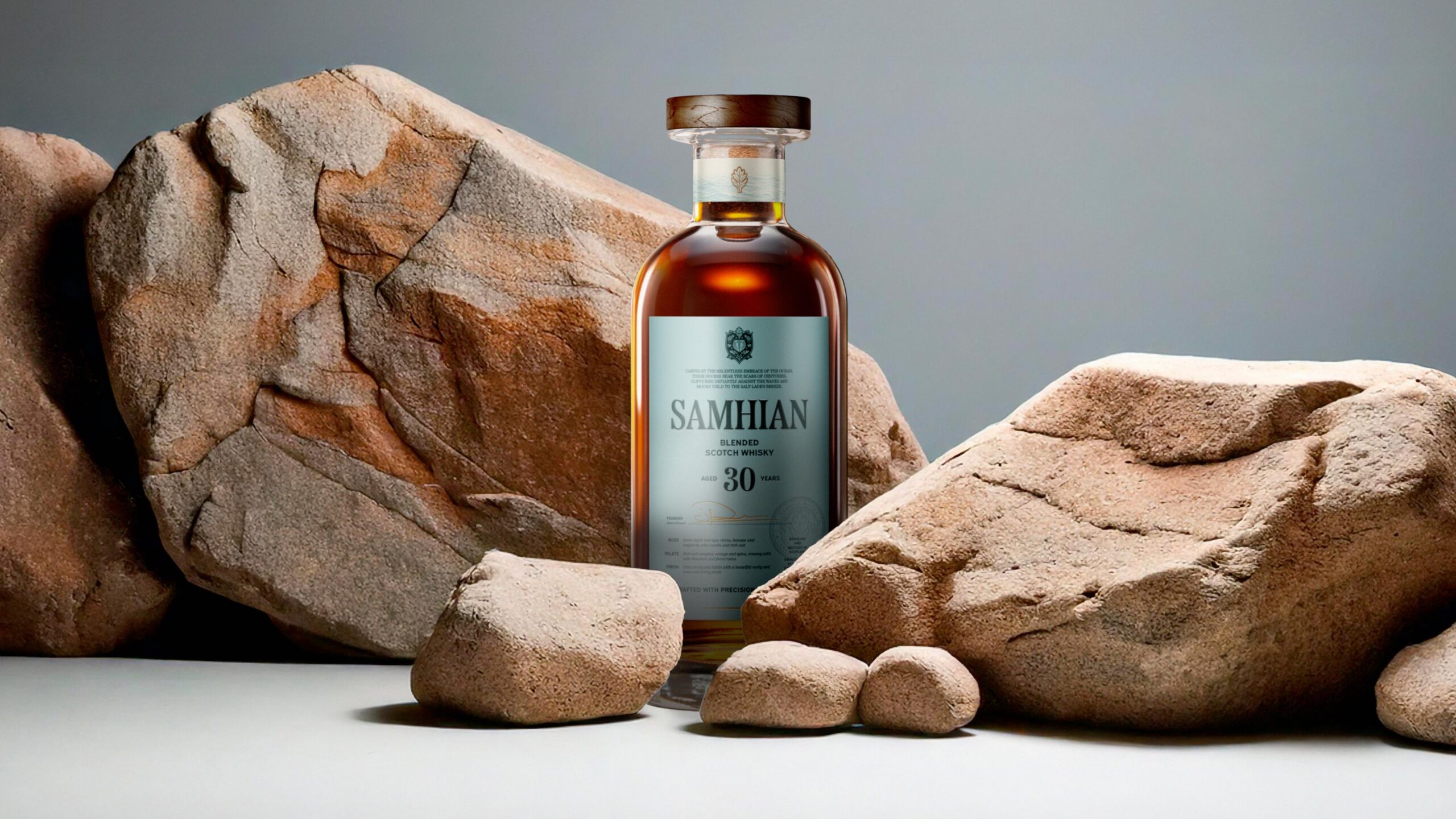 Samhian: Blended Scotch whisky Brand Identity Creation by Kingdom & Sparrow