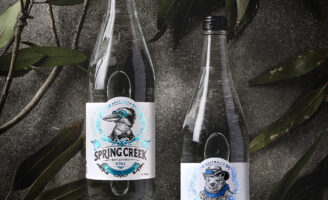 Spring Creek Daylesford’s Premium Bottled Water Design Pays Tribute to Local History by Motor Brand Design