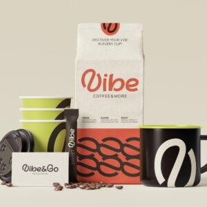 Vibe&Go Café Visual Identity by Le Buro Agency