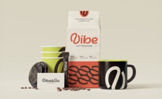 Vibe&Go Café Visual Identity by Le Buro Agency