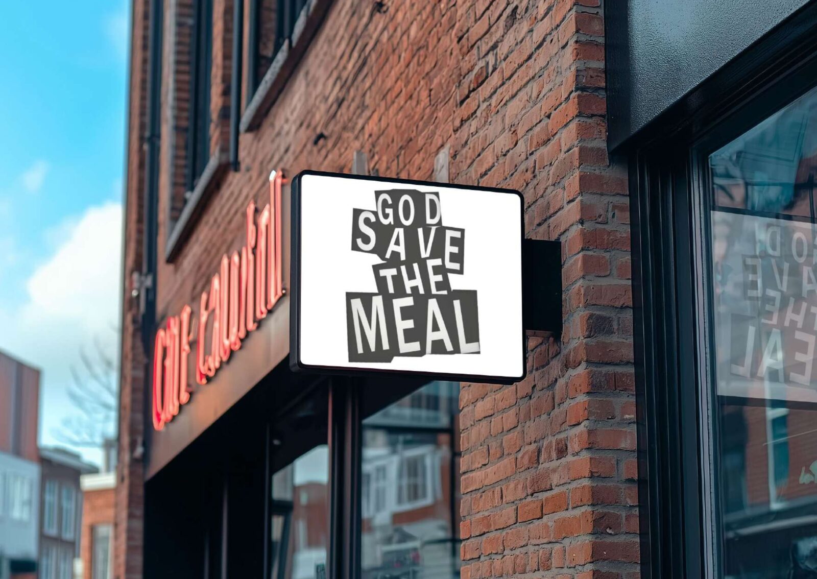 God Save the Meal Themed Bar Brings Punk Typography and Music-Inspired Menus to Life by Student Anna Morgunova