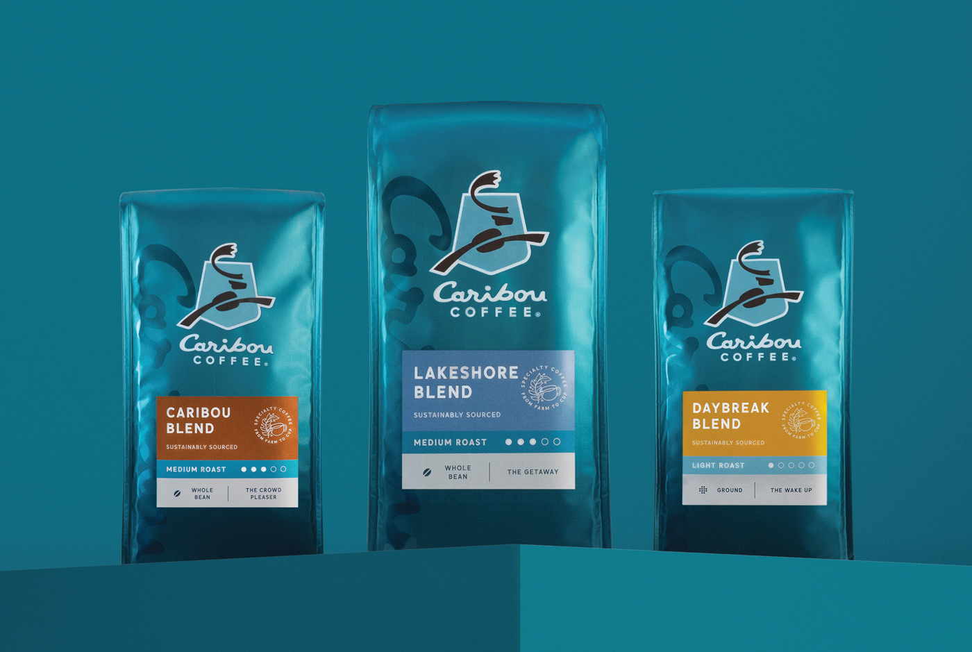 Caribou Coffee Gets a Fresh, Minimalist Redesign by Cue for Modern Drinkers