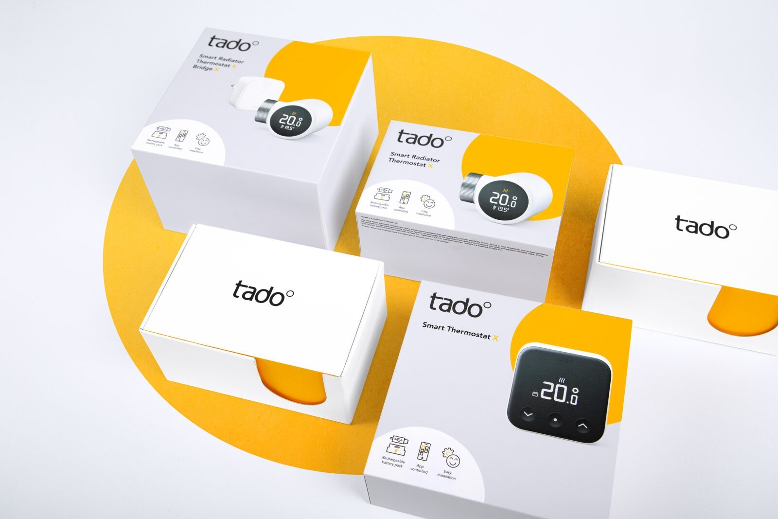 Brandpack Agency Creates Structural and Graphic Packaging Design for tado’s Smart Home