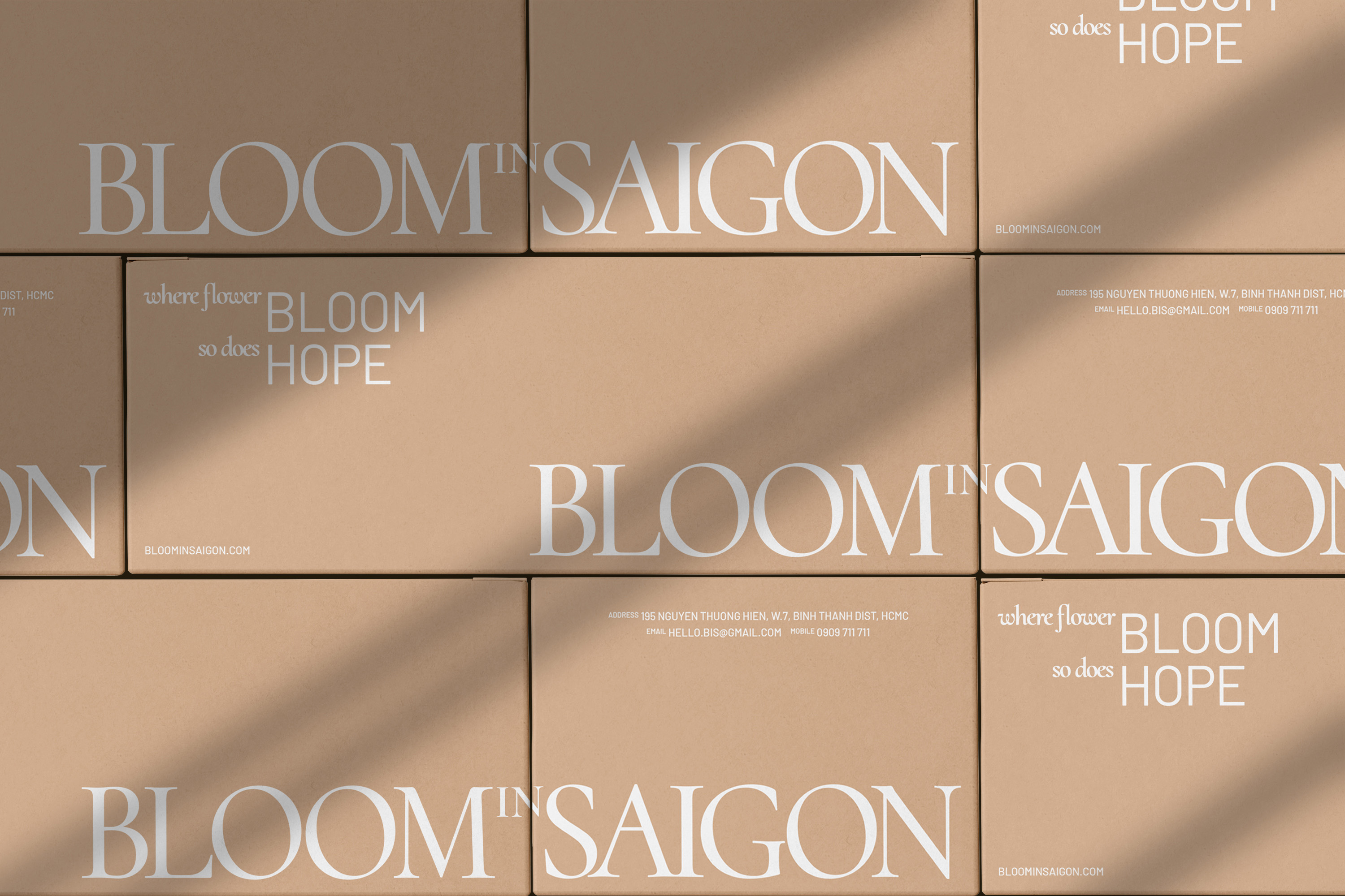 Bloom in Saigon Visual Identity by Atelier 9AM