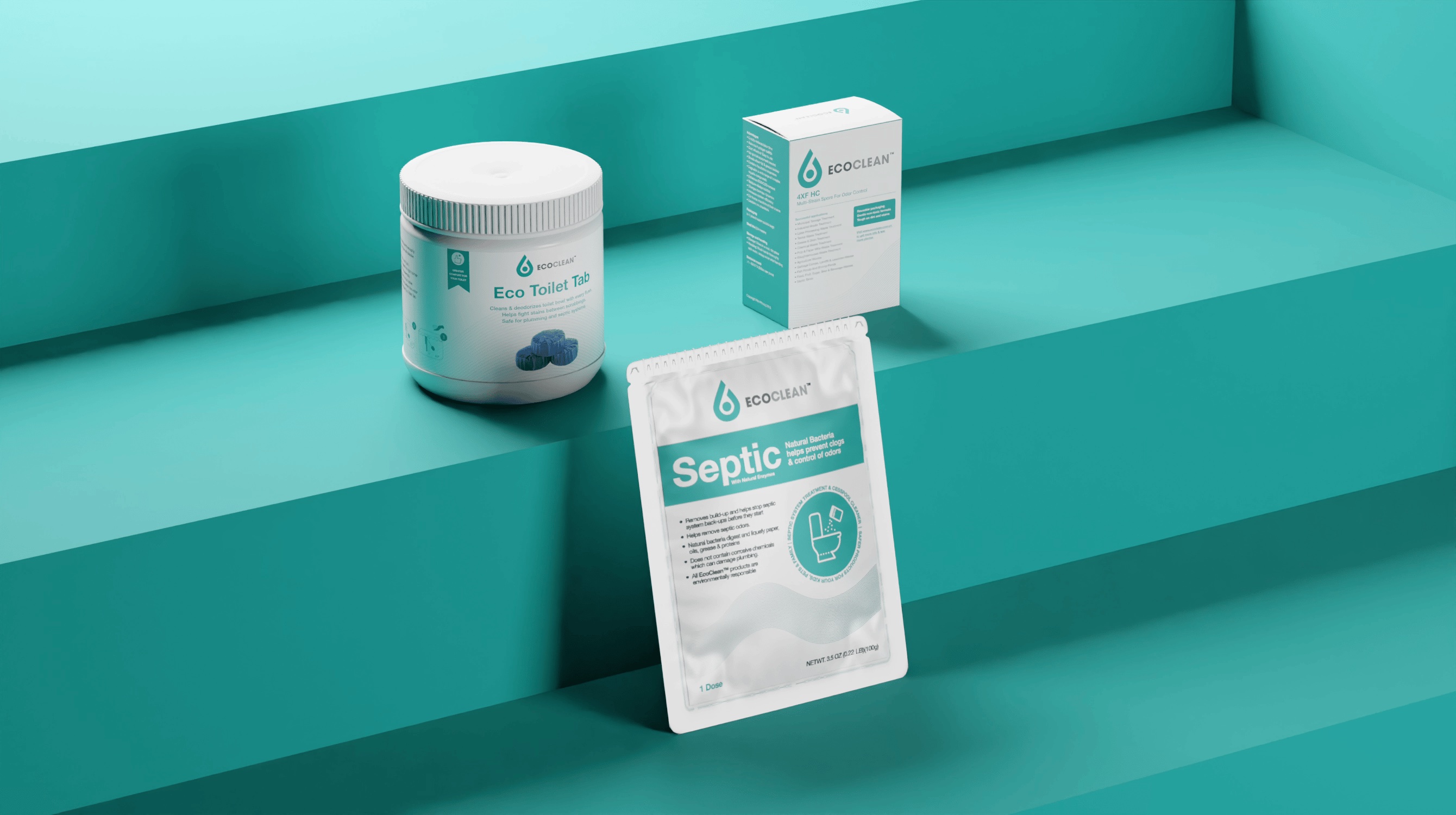 EcoClean: A Comprehensive Brand Evolution Across Packaging, Web Design, and Company Profile By Bean Creative