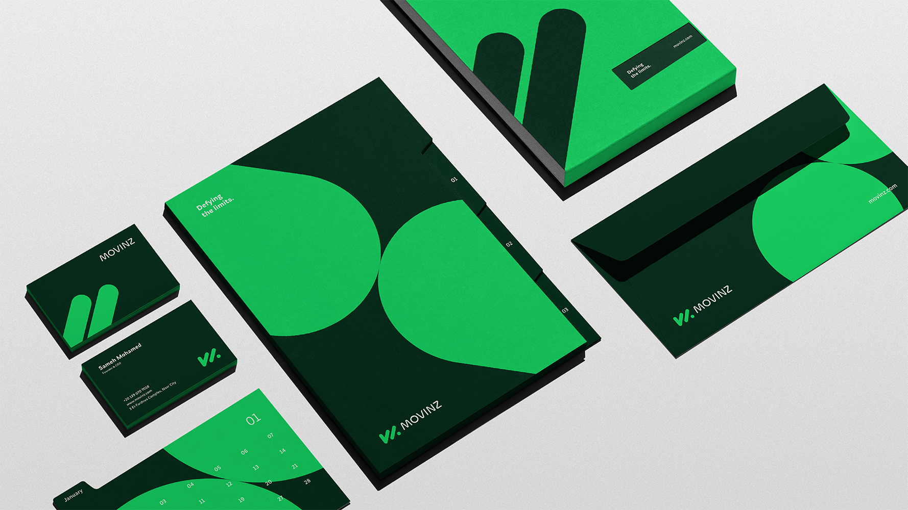 Movinz Fitness And Health Branding By Mohamed Elmeshad