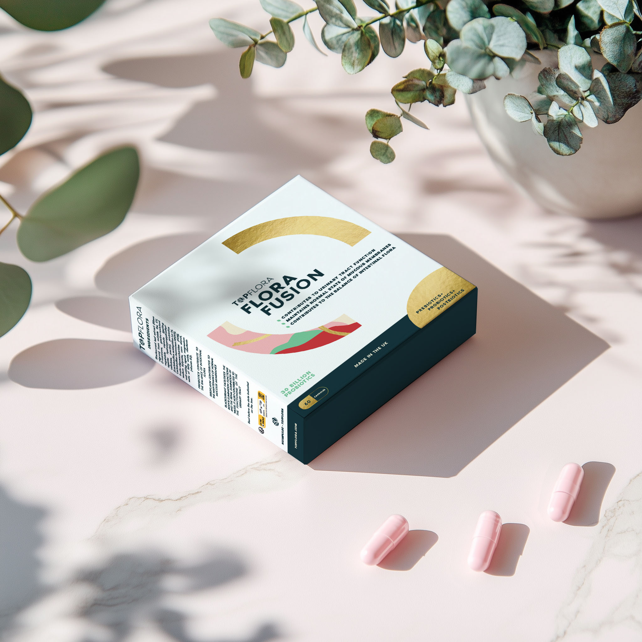 Top Flora Probiotic Packaging Design by Studio Zak