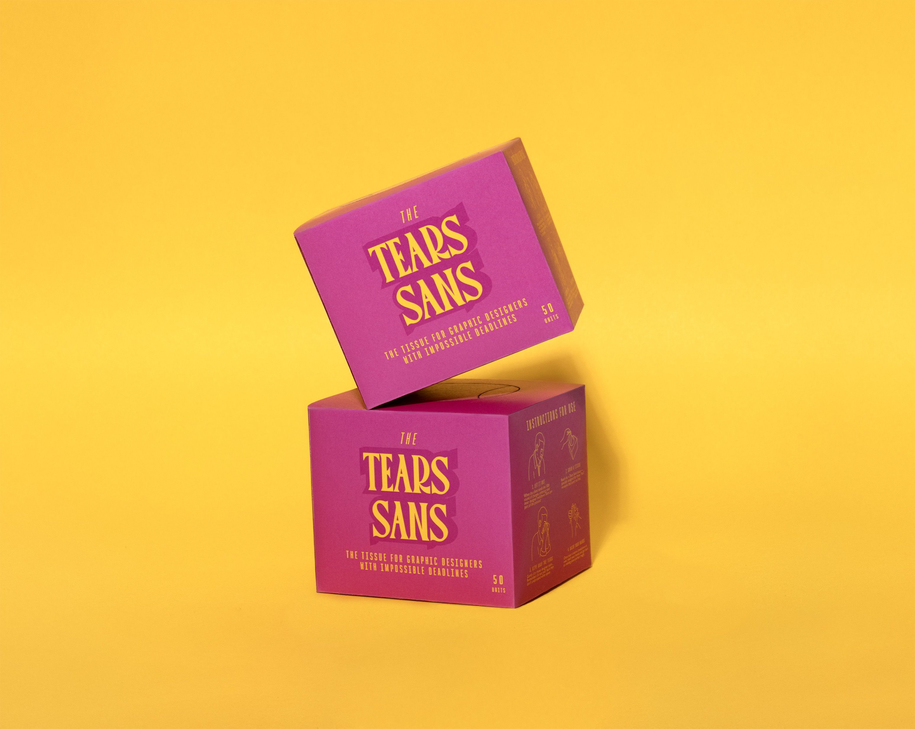 Tears Sans Packaging Design by Claunicornios