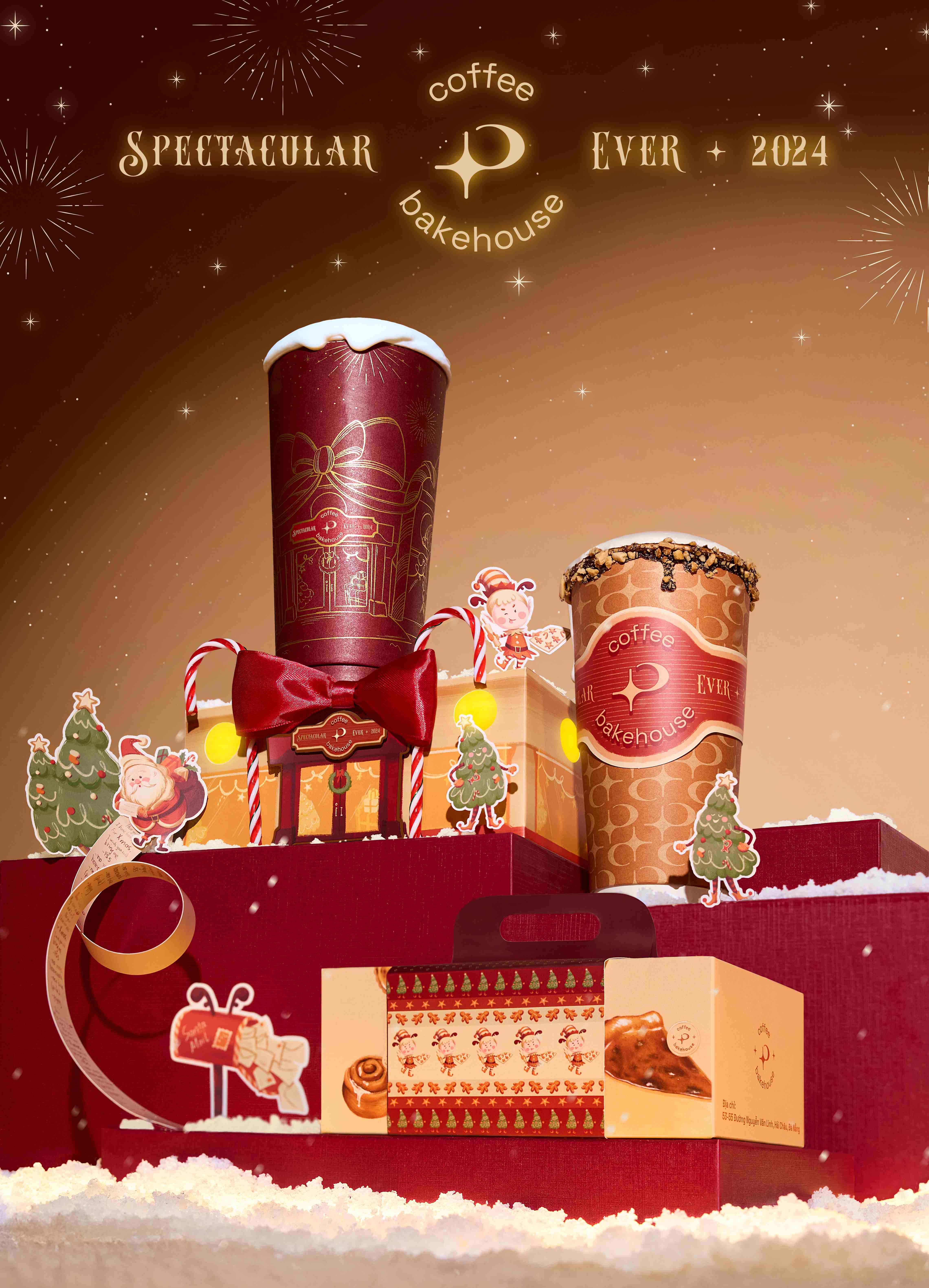 Festive Campaign 2024 P Coffee & Bakehouse by Rymee Creative