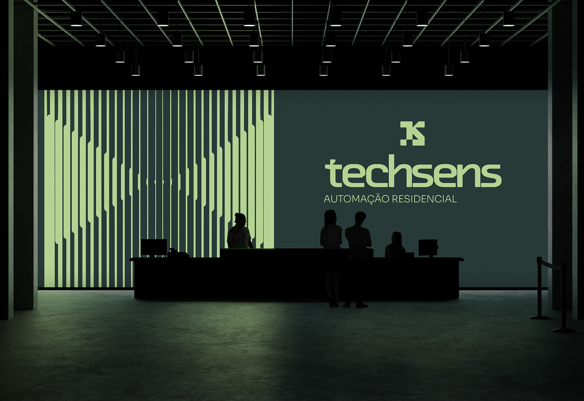 Techsens Visual Identity: Technology, Precision, and Connectivity by GDA Design