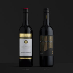 Studio Guild Brings Modern Sophistication to Alexander Hill’s Wine Packaging Design