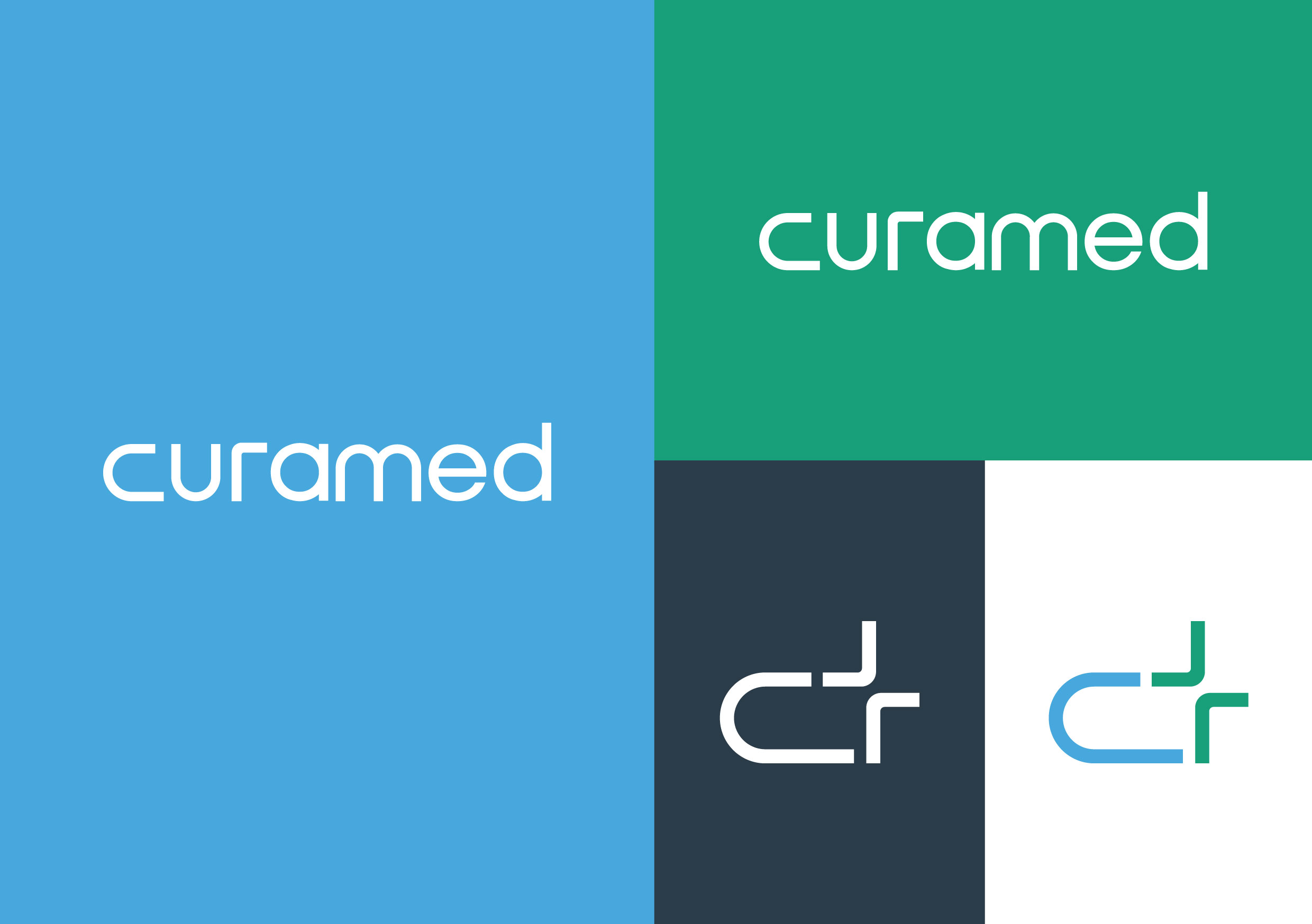 Visual Identity for Curamed Medicine Store by Oset Design Studio