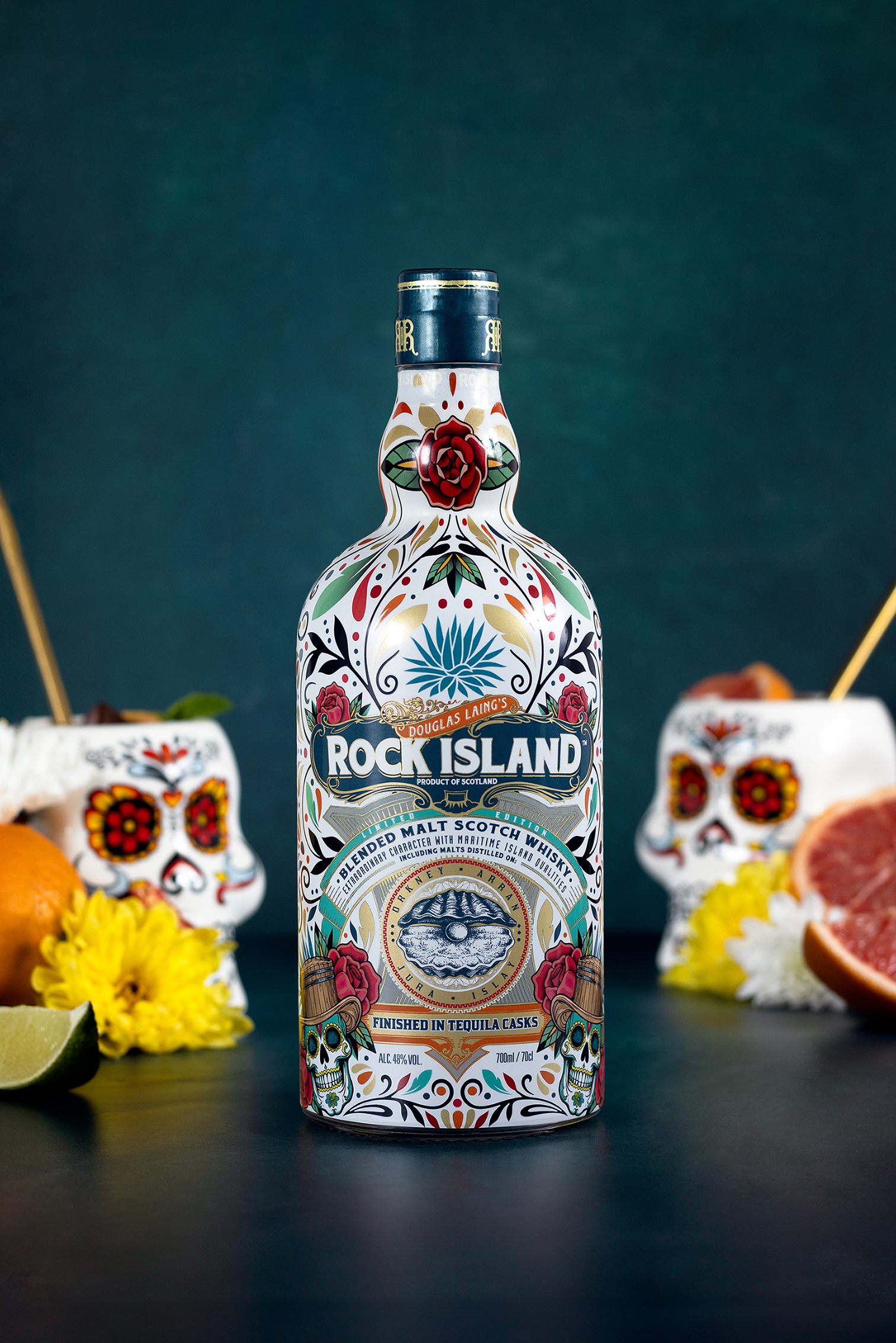 Redefining Whisky Packaging with Rock Island’s Día de los Muertos-Inspired Design by Douglas Laing & Co.