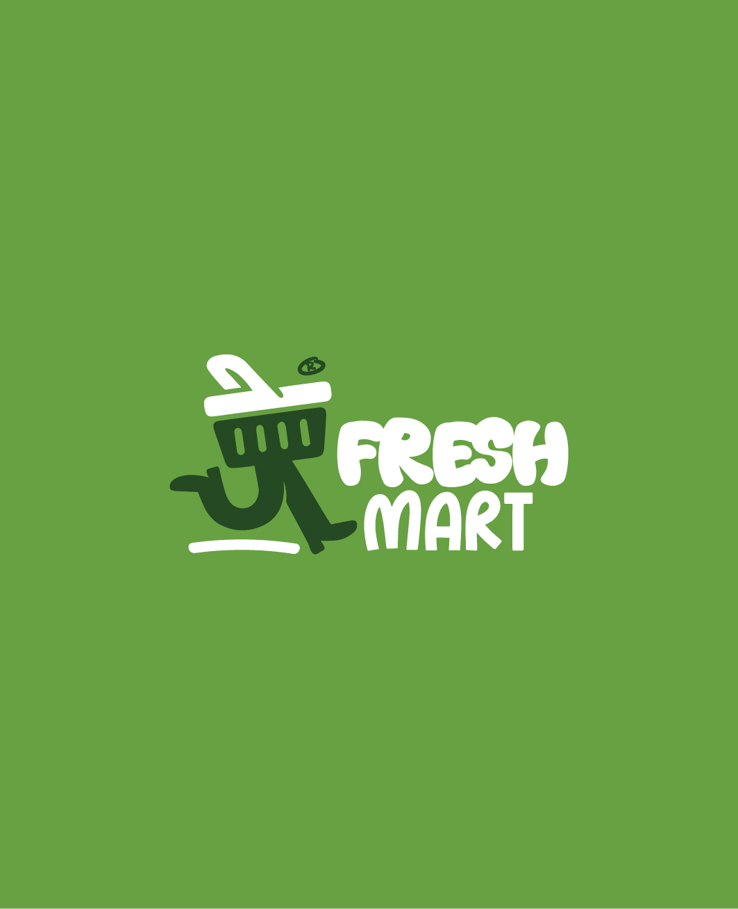 Branding for Fresh Mart Concept by Cloud Nine Designs