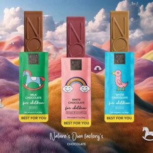 Nature’s Own Factory’s Chocolate For Kids Packaging Design by Amina Khunkaeva