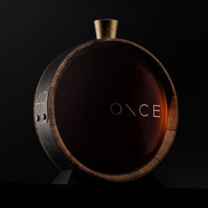 Backbone Branding’s Masterpiece for “Once” Brandy Elevates Luxury Spirits Design