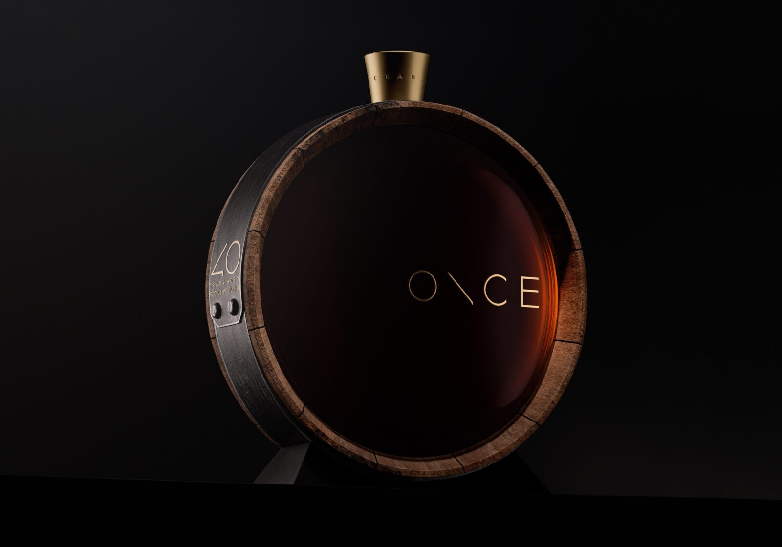 Backbone Branding’s Masterpiece for “Once” Brandy Elevates Luxury Spirits Design